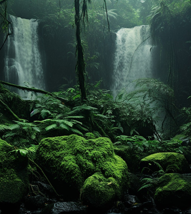 Waterfall Forest